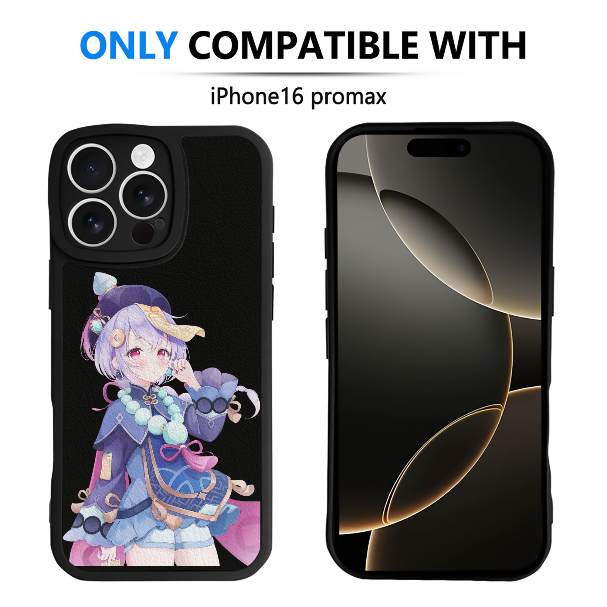 げんし神 七七 なな  genshin Nana 【iPhone 16シリーズ対応】シリコンスマホケース（レザー調） 材質：シリコン
